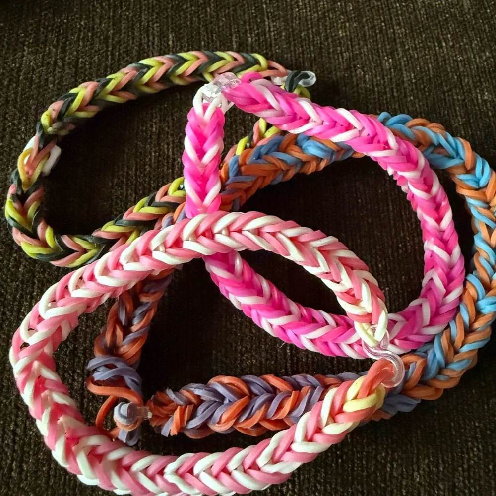 Colorful Kids Braided Bracelets Set